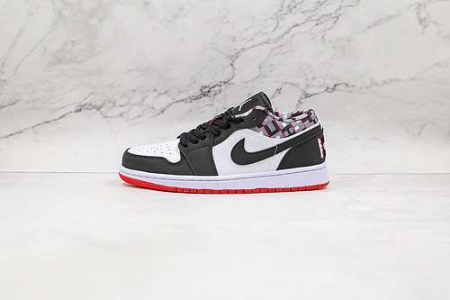 【300】[DM0095-106]-[AIR JORDAN 1 LOW QUAI 54 2021 BLACK/WHITE/RED]-[WOMAN:36-39]-[MAN:40-46]
