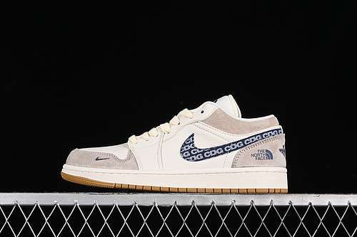 【360】[LJ6688-001]-[AIR JORDAN 1 LOW WHITE/GREY/BROWN]-[WOMAN:36-39]-[MAN:40-45]