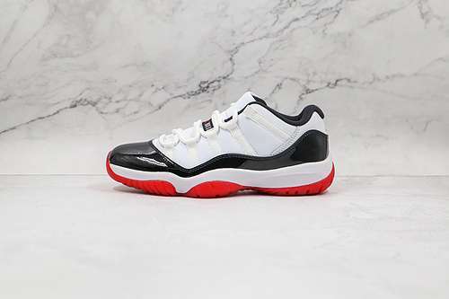 【460】[AV2187-160]-[AIR JORDAN 11 LOW WHITE/UNIVERSITY RED-BLACK-TRUE RED]-[MAN:40-47.5]