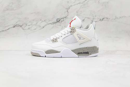 【280】[CT8527-100]-[AIR JORDAN 4 WHITE OREO WHITE/TECH GREY-BLACK-FIRE RED]-[WOMAN:36-39]-[MAN:40-46]
