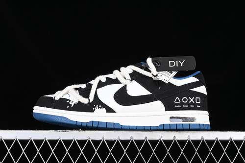 【300】[DV0834-101]-[DUNK LOW RETRO INDUSTRIAL BLUE WHITE/BLACK]-[WOMAN:36-39]-[MAN:40-46]