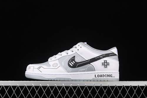 【360】[DD1768-400]-[SB DUNK LOW VIDEO GAME WOLF GREY/WHITE/BLACK-RED]-[WOMAN:36-39]-[MAN:40-46]