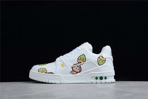 【600】[65PIOO201]-[L*V TRAIL SNEAKERS WHITE/WHITE/MULTI-COLOR]-[MAN:38-45]