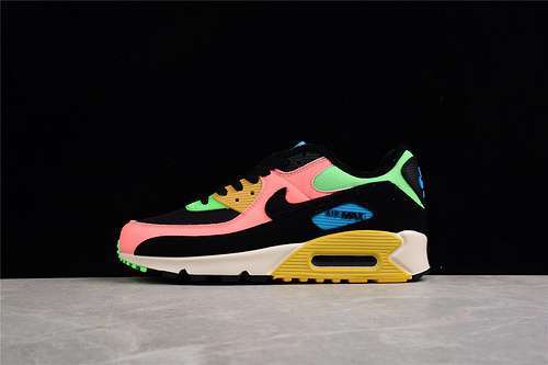 【300】[CT1891-600]-[AIR MAX 90 FUR MULTI-COLOR BLACK/MULTI-COLOR]-[WOMAN:36-39]-[MAN:40-47.5]