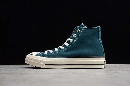 [166214C]-[CHUCK TAYLOR 70S HIGH ALL-STAR SUEDE NAVY BLUE/WHITE]-[UNISEX:35-44]