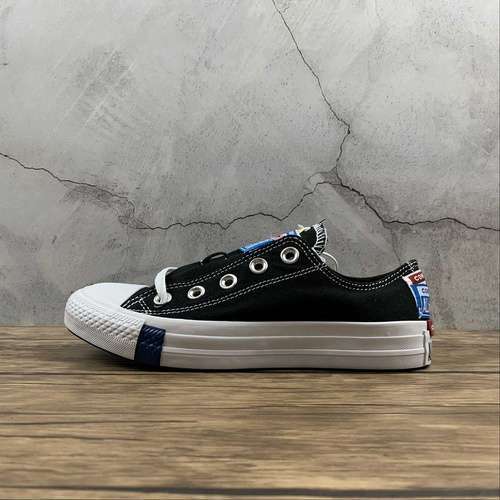 【230】[166738C]-[CHUCK TAYLOR 70S ALL-STAR LOW TOP BLACK/RUSH BLUE/EGRET]-[WOMAN:35-39]-[MAN:40-44]