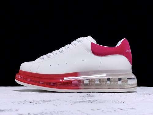 [ALE*XANDER MCQUEEN SOLE SNEAKERS WHITE/WHITE/PINK]-[WOMAN:35-39]