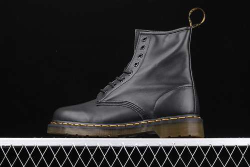 【400】[11822002]-[DR.MARTENS 1460 MARTIN BOOTS BLACK/BLACK/DARK BROWN]-[WOMAN:35-39]-[MAN:40-44]