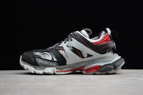 [153-149-165]-[ECBA8081830]-[GET 3.0 TRIPLE S SNEAKER BLACK/GREY/RED]-[UNISEX:36-45]