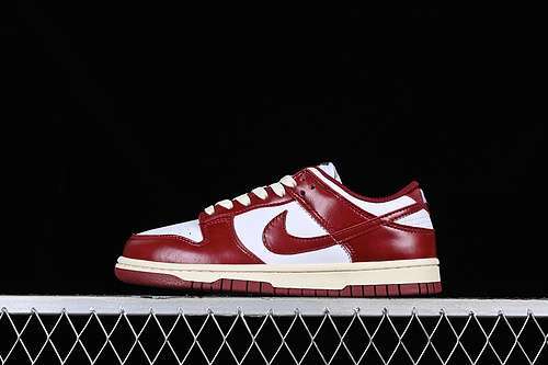 【280】[FJ4555-100]-[DUNK LOW SB PREMIUM WHITE/TEAM RED/COCONUT MILK]-[WOMAN:36-39]-[MAN:40-45]