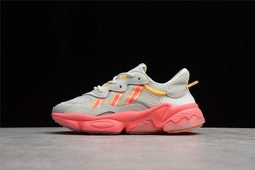 【260】[FV9747]-[OZWEEGO SHOES GREEN TINT/HI-RES YELLOW/HAZE CORAL]-[WOMAN:36-40]