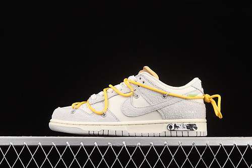 【450】[DJ0950-109]-[OW X SB DUNK LOW LOT 39 OF 50 SAIL/NEUTRAL GREY/AMARILLO]-[UNISEX:36-47.5]