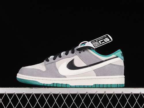 【290】[DO9457-132]-[SB DUNK LOW 85 WHITE/BLACK/GREY/GREEN]-[WOMAN:36-39]-[MAN:40-46]