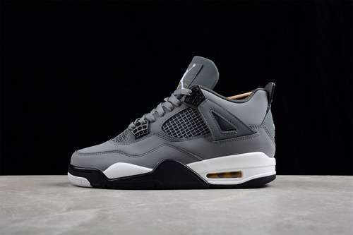 【340】[308497-007]-[AIR JORDAN 4 RETRO COOL GREY/CHROME-DARK CHARCOAL]-[MAN:40-48]