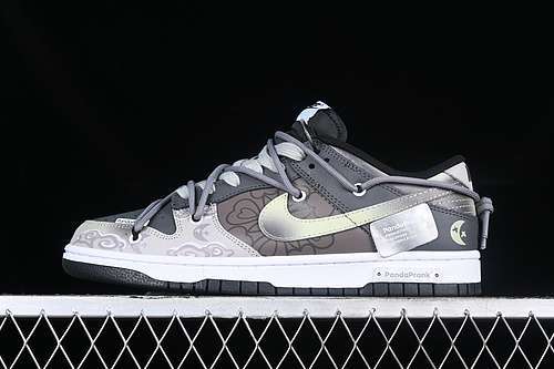 【380】[FD1232-001]-[SB DUNK LOW LOT TIDE BLACK/WHITE/BLACK/WHITE/GREY]-[WOMAN:36-39]-[MAN:40-46]