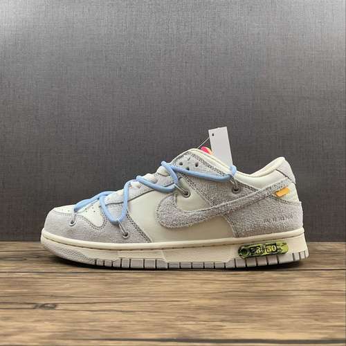 【450】[DJ0950-113]-[OW X SB DUNK LOW LOT 38 OF 50 SAIL/NEUTRAL GREY/PSYCHIC BLUE]-[UNISEX:36-47.5]