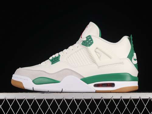 【530】[DR5415-103]-[SB X AIR JORDAN 4 RETRO SAIL/PINE GREEN/NEUTRAL GREY/WHITE]-[MAN:40-47.5]