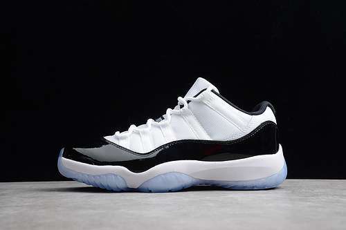 [528895-153]-[AIR JORDAN 11 RETRO LOW WHITE/BLACK-CONCORD]-[MAN:40-46]-[OGHP00250]