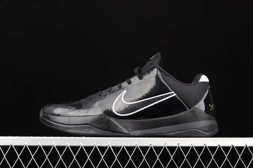 【400】[386429-003]-[ZOOM KOBE 5 BLACK OUT BLACK/BLACK-METALLIC SILVER-DARK GREY]-[MAN:39-46]