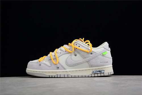 【480】[DJ0950-109]-[OW X SB DUNK LOW LOT 39 OF 50 SAIL/NEUTRAL GREY/AMARILLO]-[UNSIEX:36-47.5]