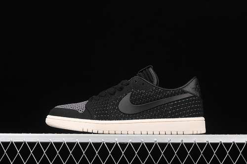 【320】[AH4506-010]-[AIR JORDAN 1 LOW FLYKNIT BLACK/BLACK/GUAVA ICE]-[MAN:40-45]