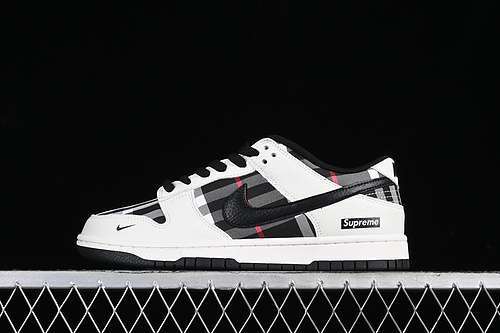 【360】[SP1098-071]-[SB DUNK LOW SUPREME WHITE/BLACK]-[WOMAN:36-39]-[MAN:40-45]