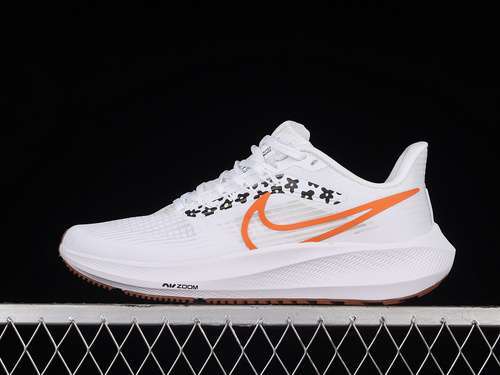 【280】[DZ5214-100]-[AIR ZOOM PEGASUS 39 WHITE/PLATINUM TINT/METALLIC SUMMIT WHITE/TEAM ORANGE]
