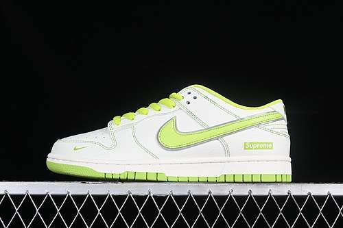 【360】[RM2308-238]-[SUPREME SB DUNK LOW OFF WHITE/GREEN]-[WOMAN:36-39]-[MAN:40-45]