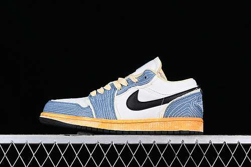 【300】[FN7670-493]-[AIR JORDAN 1 LOW SE WRMK BLACK/BLUE/WHITE/BROWN]-[UNISEX:35.5-47.5]