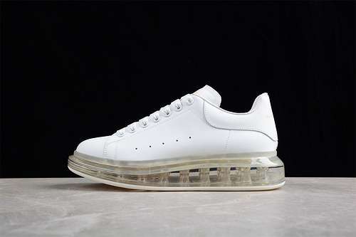 【320】[ALE*XANDER MCQUEEN AIR CUSHION SNEAKERS WHITE/WHITE/WHITE]-[WOMAN:35-39]-[MAN:40-44]