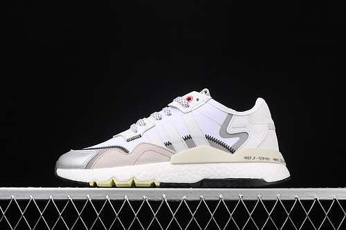 【280】[EF5405]-[NITE JOGGER SHOES ORBIT GREY/CLOUD WHITE/HI-RES RED]-[WOMAN:36-39]-[MAN:40-45]