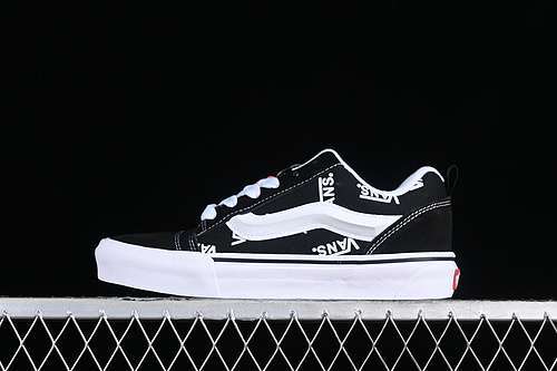 【230】[VN0009QC6BT]-[VANS KNU-SKOOL BLACK/TRUE WHITE]-[WOMAN:35-39]-[MAN:40-44]