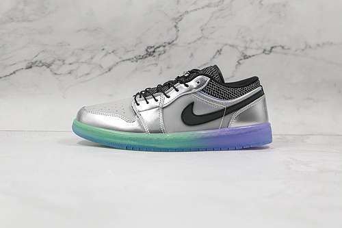【300】[DJ5199-109]-[AIR JORDAN 1 LOW SE WHITE/MULTI-COLOR/METALLIC SILVER/BLACK]-[UNSIEX:36-46]