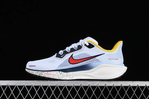 【250】[HJ9068-100]-[AIR ZOOM PEGASUS 41 WHITE/PSYCHIC BLUE/SPEED YELLOW/SPEED RED]-[UNISEX:36-45]