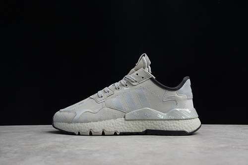 【300】[FV3622]-[3M X NITE JOGGER 3M LOGO PRINT METAL GREY/SILVER METALLIC/METAL GREY]-[UNISEX:36-45]