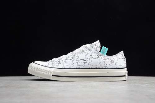 【260】[1CL578]-[CHUCK TAYLOR ALL-STAR MATERIAL UC LOW WHITE/BLACK]-[WOMAN:35-39]-[MAN:40-44]