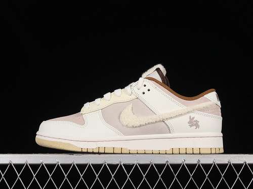 【350】[FD4203-211]-[DUNK LOW SB YEAR OF THE RABBIT FOSSIL STONE/COCONUT MILK/SAIL]-[UNISEX:36-46]