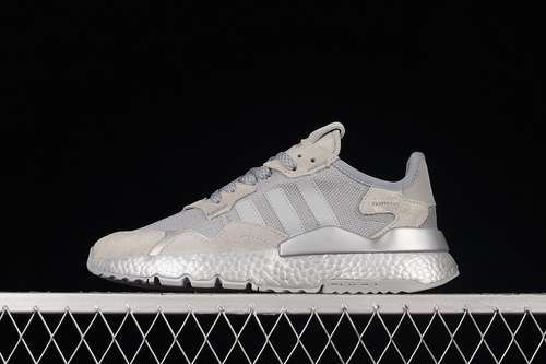 【300】[FW5466]-[NITE JOGGER SHOES GREY TWO/GREY TWO/SILVER METALLIC]-[WOMAN:36-39]-[MAN:40-45]