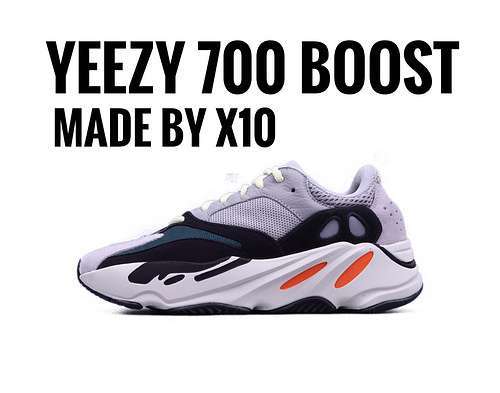 【400】[B75571]-[X10 YEEZY BOOST 700 WAVE RUNNER SOLID GREY/CHALK WHITE/CORE BLACK]-[UNISEX:36-47]