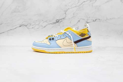 【320】[BQ6817-015]-[SB DUNK LOW PRO LIGHT BLUE/YELLOW/WHITE]-[WOMAN:36-39]-[MAN:40-45]