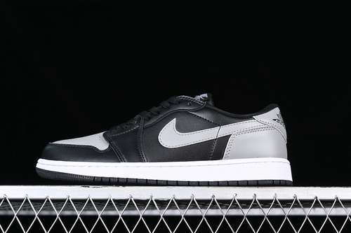 【260】[705329-003]-[AIR JORDAN 1 RETRO LOW OG SHADOW BLACK/MEDIUM GREY-SAIL]-[UNSIEX:36-45]