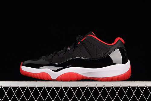 【440】[528895-012]-[AIR JORDAN 11 RETRO LOW BRED BLACK/TRUE RED/WHITE]-[MAN:40-47.5]