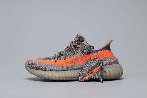 【440】[BB1826]-[PK YEEZY BOOST 350 V2 STEEPLE GRAY/BELUGA/SOLAR RED]-[UNISEX:36-48]