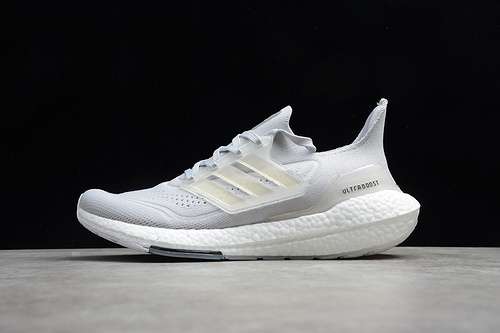 【300】[FY0556]-[REAL BOOST ULTRA BOOST 21 SHOES GREY ONE/CLOUD WHITE]-[WOMAN:36-39]-[MAN:40-45]