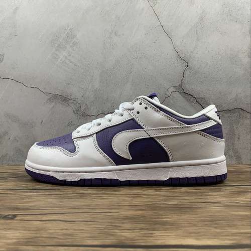 【470】[DJ4636-100]-[SB DUNK LOW FLIP THE OLD SCHOOL WHITE/VARSITY PURPLE/VARSITY MAIZE/BLACK]