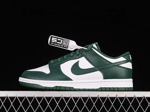 【280】[DD1391-101]-[SB DUNK LOW MICHIGAN STATE WHITE/TEAM GREEN/WHITE/TOTAL ORANGE]-[UNISEX:36-46]