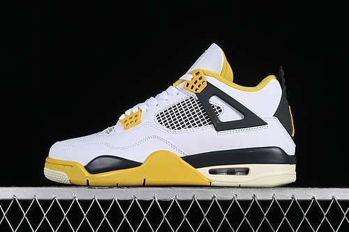 【530】[AQ9129-101]-[AIR JORDAN 4 RETRO VIVID SULFUR WHITE/COCONUT MILK/VIVID SULFUR/ANTHRACITE]