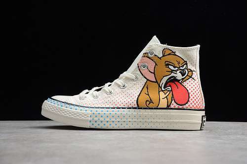 [59-57-66]-[165734C]-[CHUCK TAYLOR ALL-STAR 70S HIGH TOM AND JERRY EGRET/RED-BLACK]