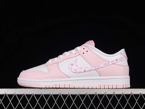 【300】[FD1449-100]-[DUNK LOW SB PINK PAISLEY WHITE/MEDIUM SOFT PINK/PEARL PINK]-[UNISEX:35.5-47.5]