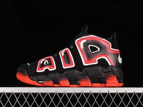 【360】[CJ6129-001]-[AIR MORE UPTEMPO 96 BLACK/WHITE/LASER CRIMSON]-[WOMAN:36-39]-[MAN:40-46]